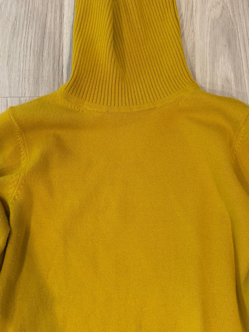 French Connection Men's Mustard Yellow Turtleneck Sweater - Picture 2 of 4